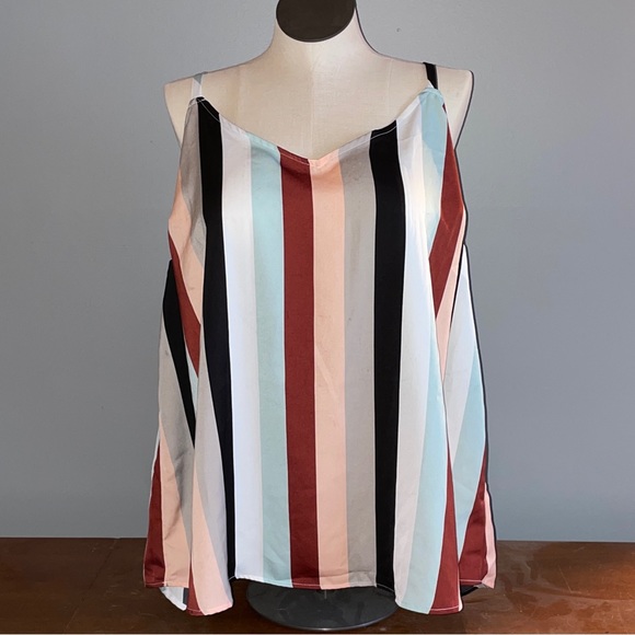 torrid Tops - NEW! Torrid Sophie Rugby Stripe Camisole 3X